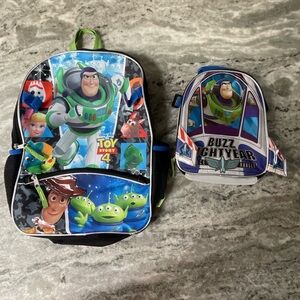Disney Toy Story 4 Character Backpack/Lunchbag Set Buzz Lightyear